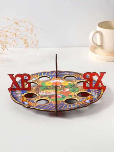 Подставка для 8 яиц «Петушок», d=20 см