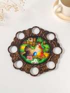 Подставка для 8 яиц на ножках «Курочка», под кулич, d=20 см  (артикул 10988331)  большой выбор товаров оптом и в розницу по низким ценам с доставкой