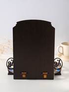 Подставка для кулича и 9 яиц «Храм», синяя. под кулич: 15.5 см, 25.5×22×25 см  (артикул 10988334)  большой выбор товаров оптом и в розницу по низким ценам с доставкой