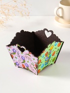 Конфетница квадратная или подставка под кулич «Пасха». 10×13×13.5 см - Фото 2