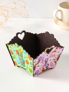 Конфетница квадратная или подставка под кулич «Пасха». 10×13×13.5 см - Фото 3