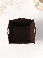 Конфетница квадратная или подставка под кулич «Пасхальные яйца и храм». 10×13×13.5 см - Фото 4