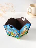 Конфетница квадратная или подставка под кулич «Пасхальный храм». 10×13×13.5 см - Фото 2