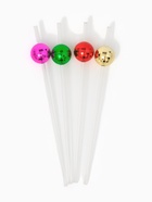 Трубочки для коктейля «Диско-шар», 4 шт  (артикул 10972055)  большой выбор товаров оптом и в розницу по низким ценам с доставкой