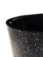 Кашпо для цветов «Гренада», 5 л, d=23 см, h=20.8 см, пластиковое, со вставкой, цвет гранит - фото 809576860