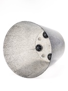 Кашпо для цветов «Гренада», 16 л, d=33 см, h=30.5 см, пластиковое, со вставкой, цвет гранит - фото 809576873