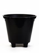 Кашпо для цветов «Гренада», 16 л, d=33 см, h=30.5 см, пластиковое, со вставкой, цвет гранит - фото 809576876