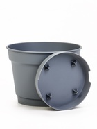 Горшок для цветов Mint, 700 мл, d=12 см, h=9.4 см, пластиковый, с поддоном, серый - Фото 4