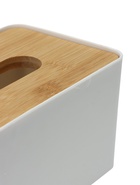 УЦЕНКА Органайзер для хранения BAMBOO, с крышкой, 3 секции, 16×15×10 см, белый, коричневый - Фото 7