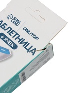 УЦЕНКА Таблетница 6секц 12*7,5*2,8см бел/голубой накл ОТ 11005479