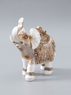 УЦЕНКА Фигурка -- шкатулка для украшений «Белый слон с попоной из арабского ковра», полистоун, 17.5×17.5×6.3 см - Фото 3