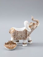 УЦЕНКА Фигурка -- шкатулка для украшений «Белый слон с попоной из арабского ковра», полистоун, 17.5×17.5×6.3 см - Фото 6