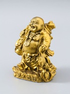 УЦЕНКА Статуэтка «Хотей приносит удачу и богатство» 14 см, цвет золото - Фото 5