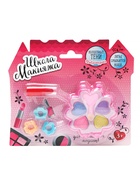 УЦЕНКА Набор косметики для девочки "Цветочек" тени 4 цв.по 1 гр+аппликатор+3 заколочки+помада 2 гр 1 - Фото 4