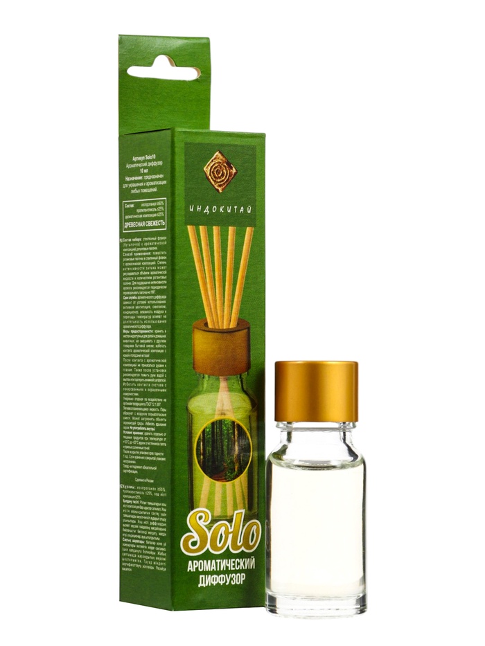 Аромадиффузор Solo10 древесная свежесть, 10 мл - Фото 1