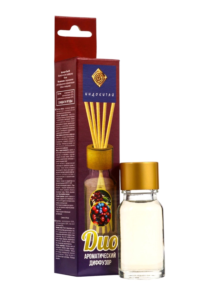 Аромадиффузор Duo10 сандал и ягоды, 10 мл - Фото 1