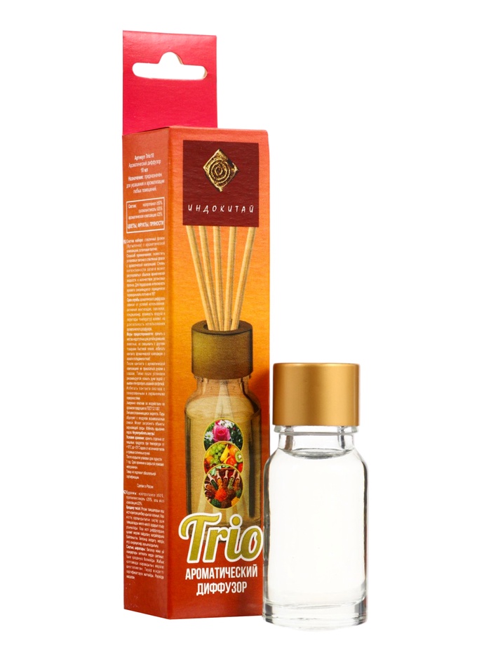 Аромадиффузор Trio10 цветы, фрукты, пряности, 10 мл - Фото 1
