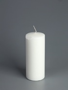 УЦЕНКА Свеча - цилиндр, 7х17 см, 50 ч, 515 г, белая - Фото 2
