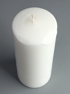 УЦЕНКА Свеча - цилиндр, 7х17 см, 50 ч, 515 г, белая - Фото 4