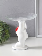 Копилка для денег с прозрачной подставкой для мелочей «Кролик», полистоун, 22×21 см - Фото 4