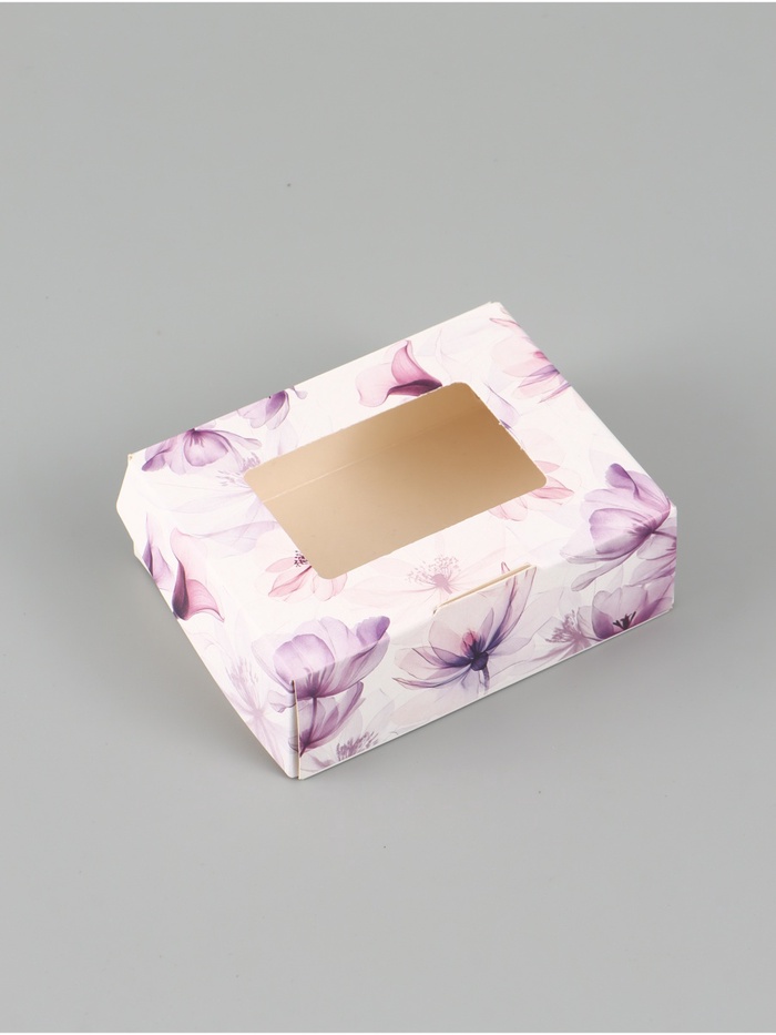 Коробка подарочная складная «Помни, ты прекрасна», 10×8×3.5 см, с окном