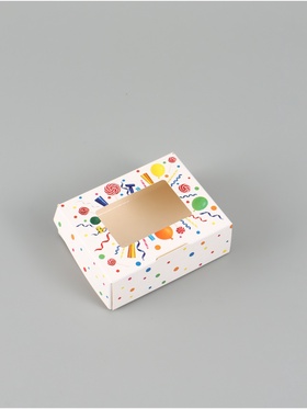 Коробка подарочная складная «Путевка в сладкую жизнь», 10×8×3.5 см, с окном