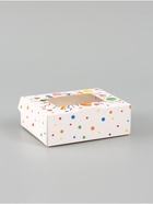 Коробка подарочная складная «Путевка в сладкую жизнь», 10×8×3.5 см, с окном  (артикул 10960467)  большой выбор товаров оптом и в розницу по низким ценам с доставкой