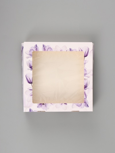 Коробка подарочная складная «Самой красивой», 20×20×4 см, с окном