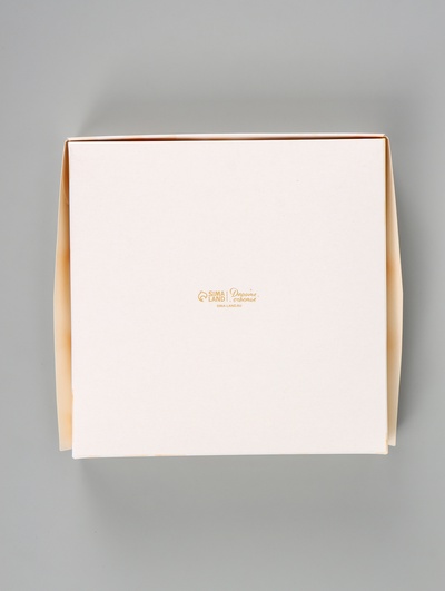 Коробка подарочная складная «От всей души», 20×20×4 см, с окном