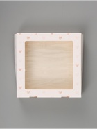 Коробка подарочная складная «Сердце», 20×20×4 см, с окном  (артикул 10975682)  большой выбор товаров оптом и в розницу по низким ценам с доставкой