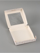 Коробка подарочная складная «Сердце», 20×20×4 см, с окном  (артикул 10975682)  большой выбор товаров оптом и в розницу по низким ценам с доставкой