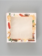 Коробка подарочная складная «Спасибо за знания!», 20×20×4 см, с окном  (артикул 10975683)  большой выбор товаров оптом и в розницу по низким ценам с доставкой