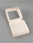 Коробка подарочная складная «Спасибо за знания!», 20×20×4 см, с окном  (артикул 10975683)  большой выбор товаров оптом и в розницу по низким ценам с доставкой