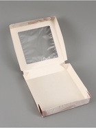 Коробка подарочная складная «Подарок», 20×20×4 см, с окном  (артикул 10975684)  большой выбор товаров оптом и в розницу по низким ценам с доставкой