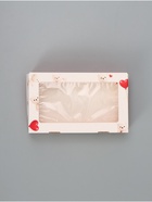 Коробка подарочная складная «С любовью», 20×12×4 см, с окном  (артикул 10975689)  большой выбор товаров оптом и в розницу по низким ценам с доставкой