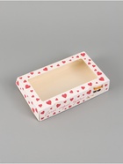 Коробка подарочная складная «Подарок», 20×12×4 см, с окном  (артикул 10975692)  большой выбор товаров оптом и в розницу по низким ценам с доставкой