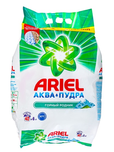 УЦЕНКА Стиральный порошок Ariel «Горный родник», автомат, 6 кг