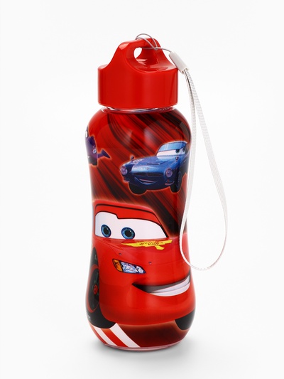 Бутылка для воды пластиковая «Молния Маккуин», 350 мл, Тачки