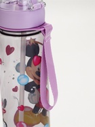 Бутылка пластиковая с трубочкой «Микки Маус», 800 мл, фиолетовая - Фото 5