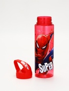 Бутылка пластиковая с трубочкой-непроливайкой «Супергерой», 750 мл 10926455