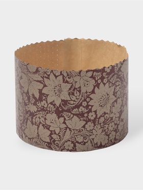 Формы для выпечки кулича бумажные, одноразовые, набор 10 шт., 13.4×9.5 см, коричневые