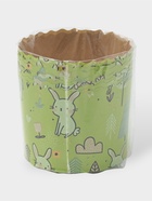 Формы для выпечки кулича бумажные «Зайки в лесу», одноразовые, набор 10 шт., 7×6 см, зелёные - Фото 5