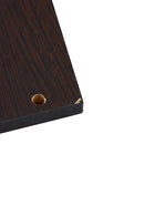 УЦЕНКА Полка угловая настольная и навесная Лео №3, 250х250х660, Венге - Фото 7