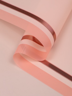 Плёнка для цветов «Двойная кайма», пудровый, 57×57±2 см  (артикул 10964136)  большой выбор товаров оптом и в розницу по низким ценам с доставкой