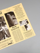 Плёнка флористическая «Газета любви», персиковый, 65 мкм, 50×57±1 см - Фото 5