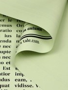 Плёнка флористическая «Газета любви», светло-зелёный, 65 мкм, 50×57±1 см - Фото 4