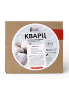 Камни для бани «Кварц». 10 кг, фракция 7-15 см, колотые, в коробке  (артикул 10993299)  большой выбор товаров оптом и в розницу по низким ценам с доставкой
