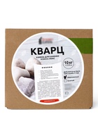 Камни для бани «Кварц». 10 кг, фракция 7-15 см, обвалованные, в коробке  (артикул 10993301)  большой выбор товаров оптом и в розницу по низким ценам с доставкой