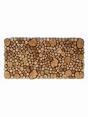 Панно из можжевельника для бани, 100×50 см