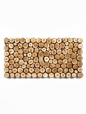 Панно из можжевельника для бани, 60×30 см